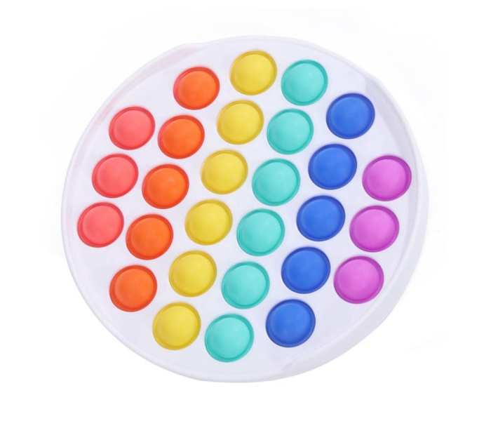 Pop It Pop It Rainbow Circle Toy For Kids - Rainbow - Zoom Image