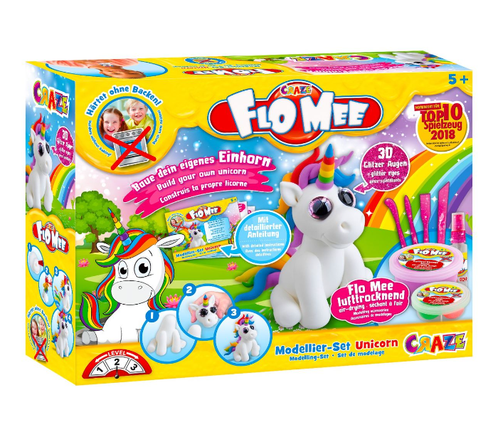 Craze 13656 Flo Mee - Unicorn Toys Set For Kids - Zoom Image 1