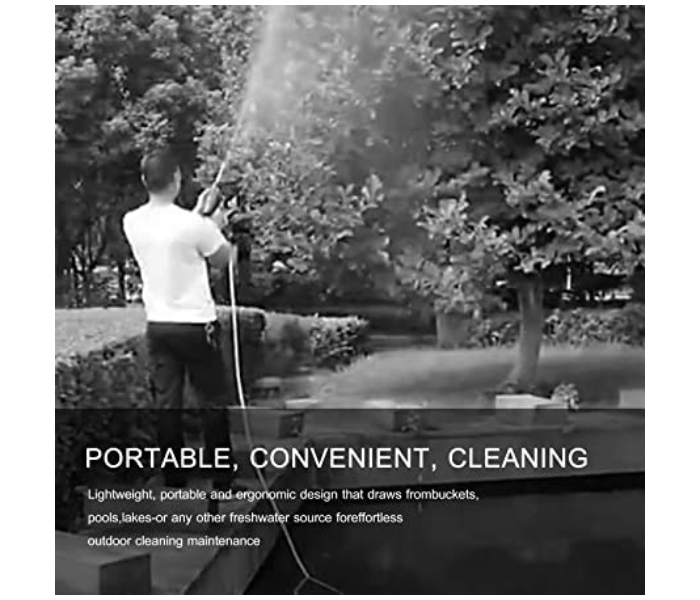 Galaxy Ocean  Cordless Portable Car Washer Electric High Pressure Cleaner Machine - Black - Zoom Image 6