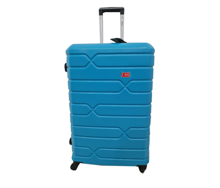 Extreme 24 inch Lightweight Hard Shell ABS Luggage Trolley - Cyan Blue - Zoom Image