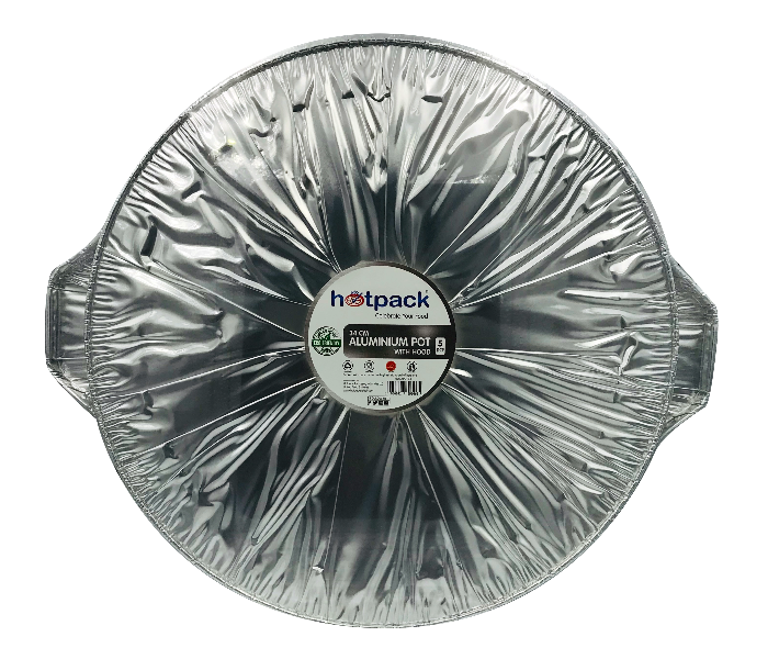 Hotpack HSMAPOT34 34cm 5 Pieces Aluminium Pot With Hood - Zoom Image