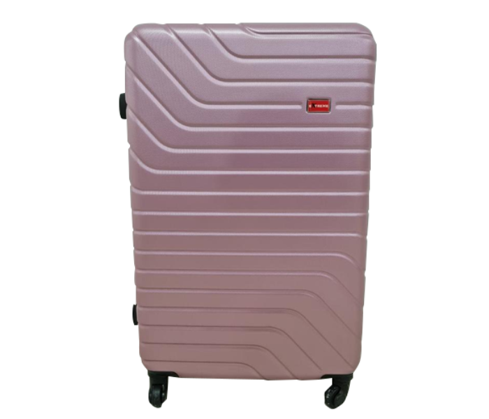 Extreme 28 inch Lightweight Hard Shell ABS Luggage Trolley - Light Pink Red - Zoom Image