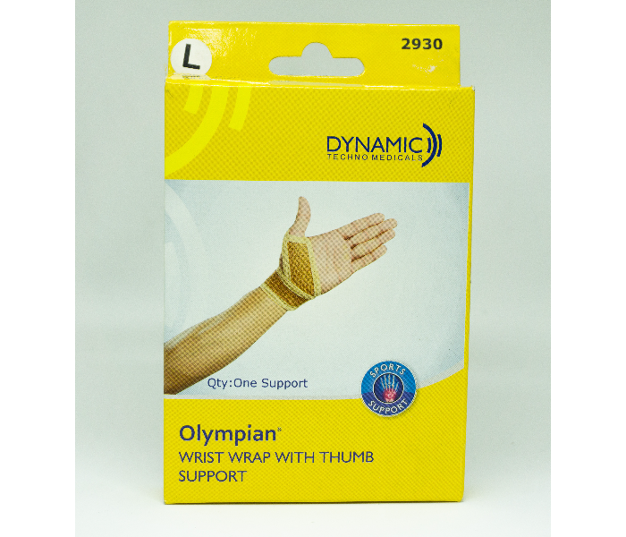 Dynamic 110967 Medium Wrist Support Thump Olympian - Beige - Zoom Image