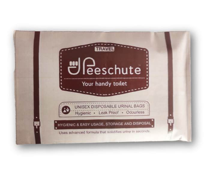 Peeschute Travel 1 Bag Unisex Disposable and Urinal Bags - Zoom Image 1