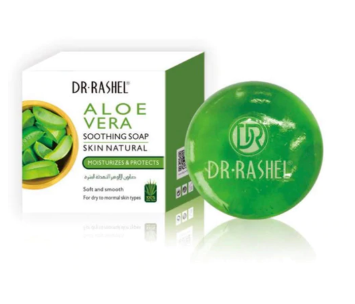 Dr Rashel DRL-1612 100g Aloe Vera Soothing Soap Skin Natural Moisturizes and Protects - Zoom Image 1