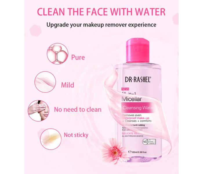 Dr Rashel DRL-1444 100g All In 1 Micellar Cleansing Water Cleanses Comforts Removes Even Waterproof Makeup Remover - Zoom Image 2