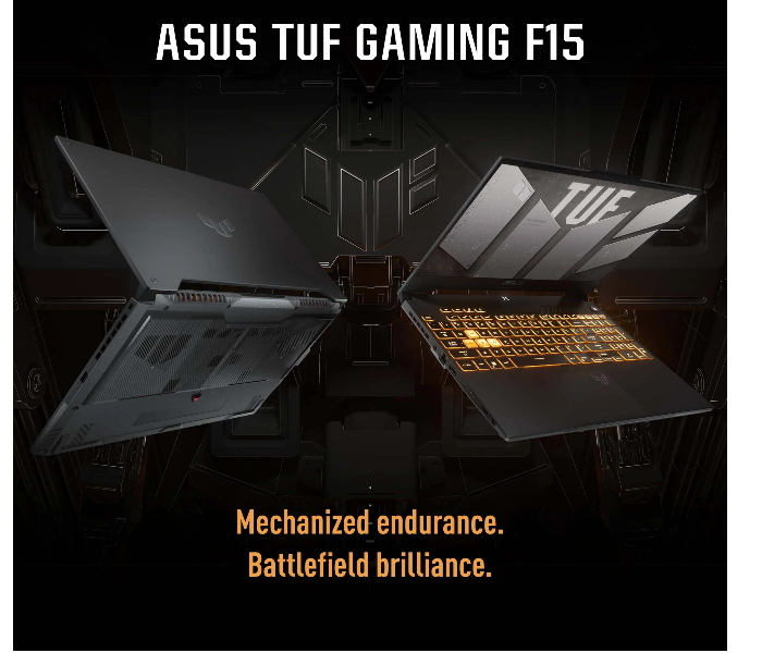 Asus TUF Gaming FX507ZR-HF027W 15.6 Inch FHD Intel Core i7 12700H Processor 16GB RAM 1TB SSD 8GB NVIDIA GeForce RTX 3070 Graphics Windows 11 Home - Grey - Zoom Image 5