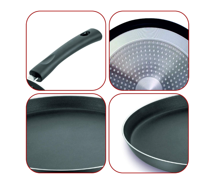 Classic Essentials 5057 25cm Non Stick Roti Tawa - Black - Zoom Image 4