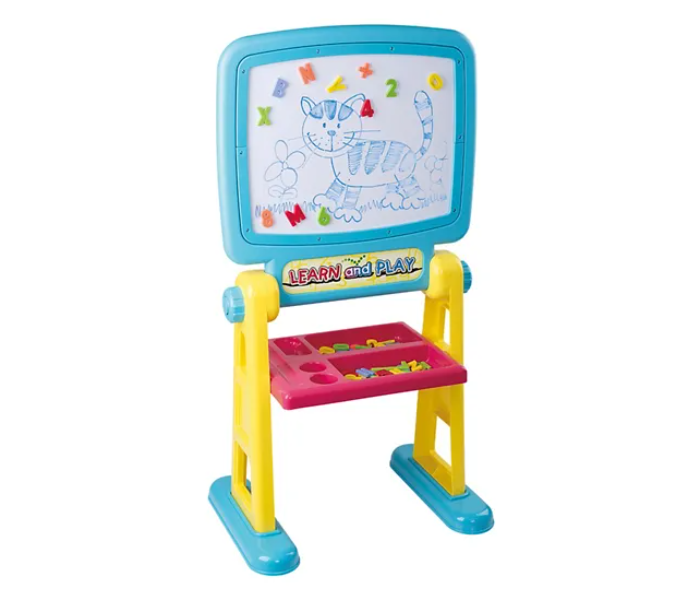 PlayGo Double Side Board for Kids - Light Blue - Zoom Image 2