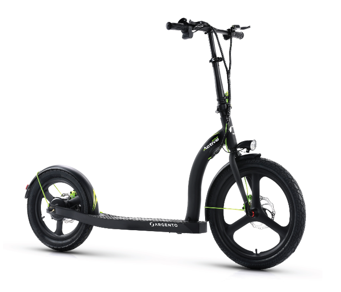 Argento Active Electric Scooter - Black - Zoom Image 3