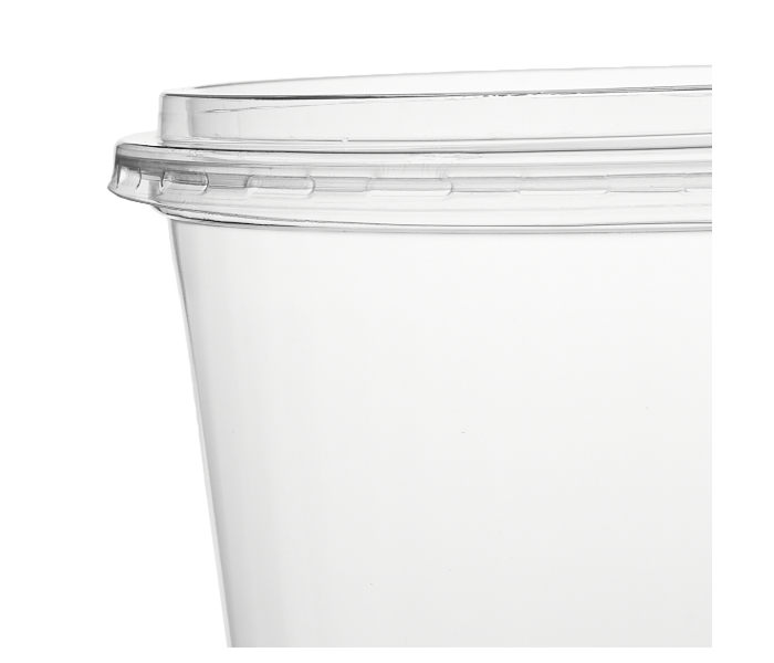 Hotpack HSMDCR24PET 10 Pieces 24oz Deli PET Container Round with Lid - Zoom Image 3