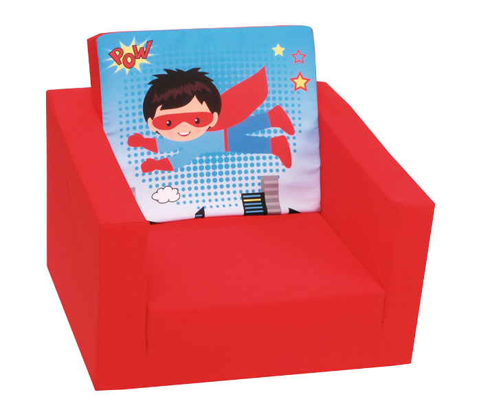 Delsit DT5-1921 Super Hero Red Single Sofa For Kids - Red - Zoom Image