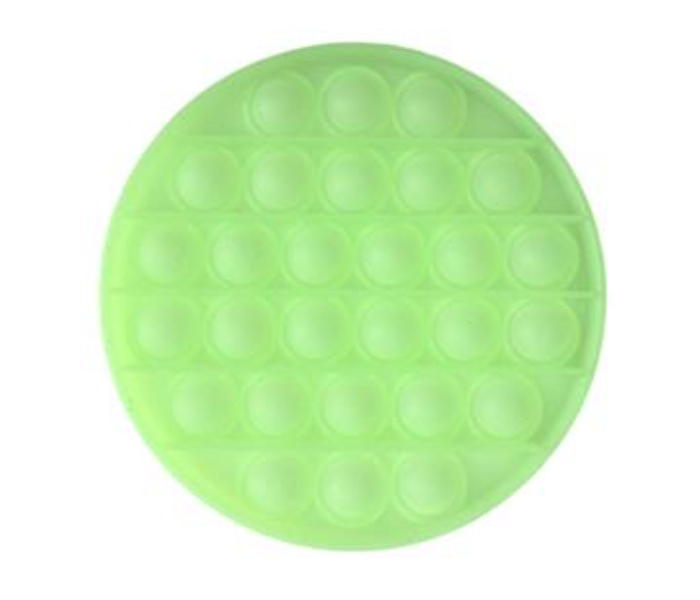 Pop It Green Glow In The Dark Circle Toy For Kids - Green - Zoom Image