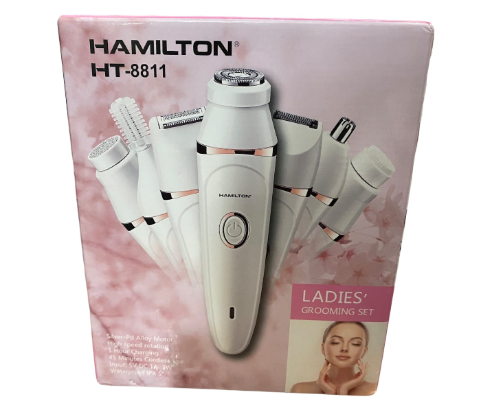 Hamilton HT-8811 Ladies Grooming Set - White - Zoom Image 1