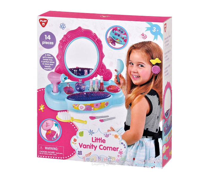 PlayGo 6004 Little Vanity Corner Toys For Kids - Pink and Blue - Zoom Image 1