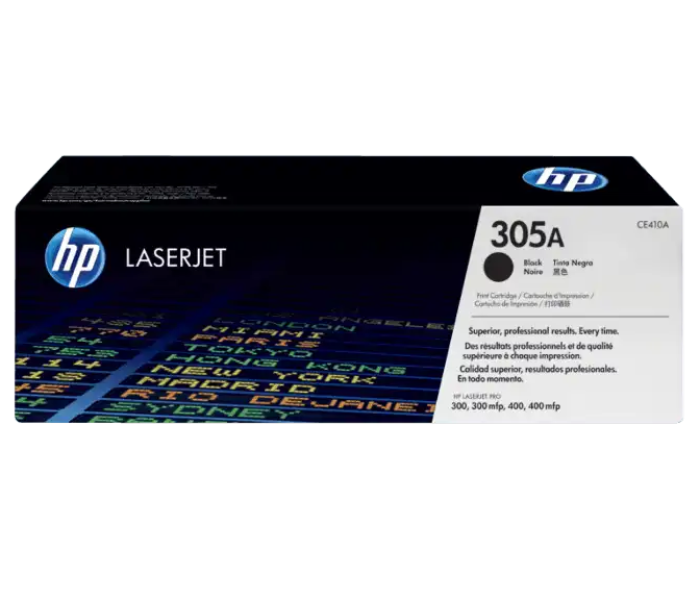 HP CE410A 305A LaserJet Toner Cartridge - Black - Zoom Image 2