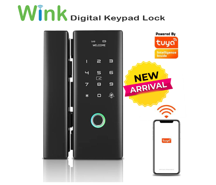 Wink Glass Door Lock - Zoom Image