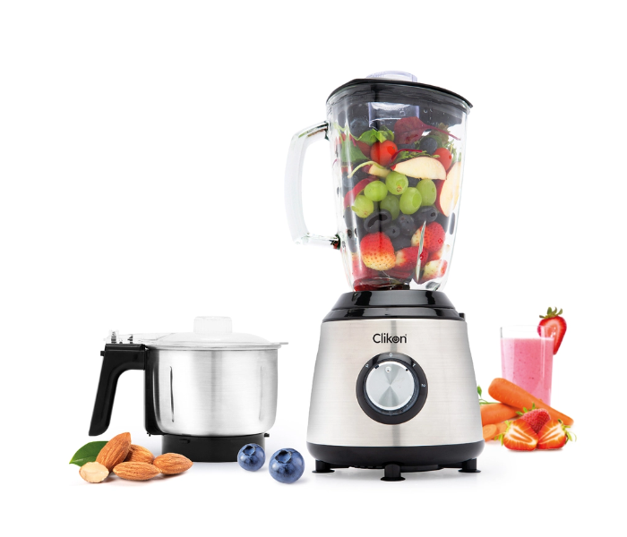 Clikon CK2622 Hexa Crystal Pro Blender - Black and Silver - Zoom Image 1