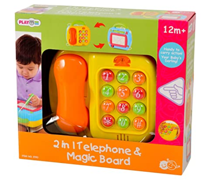 PlayGo 2 In 1 Telephone and Magic Board for Kids - Zoom Image 2