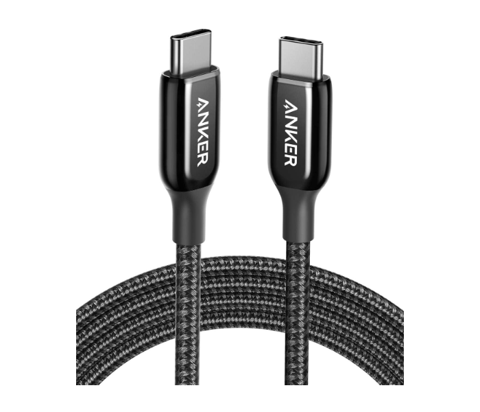 Anker USB C Cable 60W Powerline III USB-C to USB-C Cable - Black - Zoom Image 1