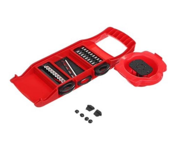 Homeway HW2095 8-in-1 Multifunctional Vegetables Slicers - Red and Black - Zoom Image 3