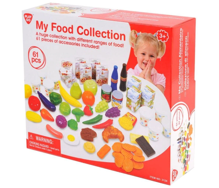 PlayGo 3124 61 Pieces My Food Collection Toys For Kids - Zoom Image 1