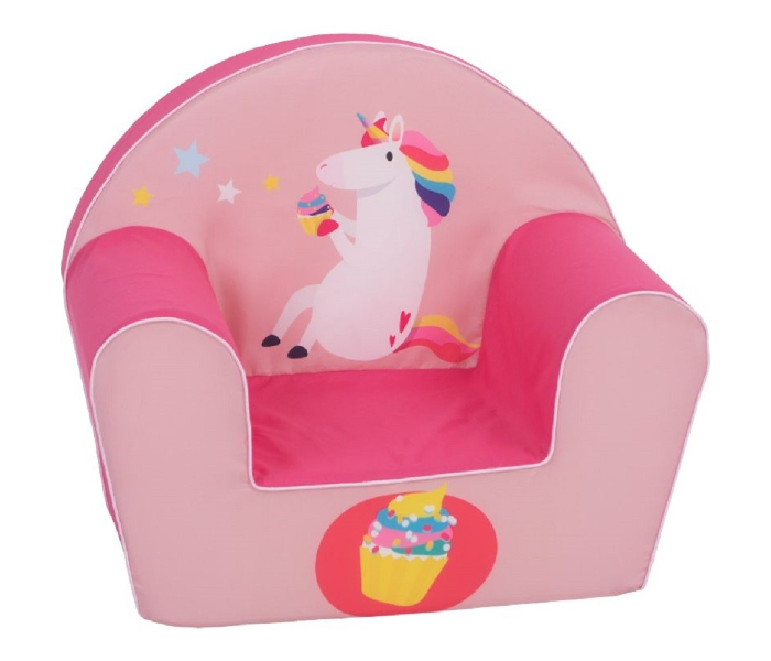 Delsit DT8-2055 Unicorn Muffin Arm Chair For Kids - Pink - Zoom Image