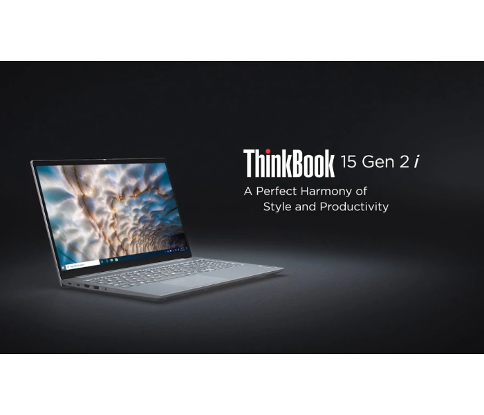 Lenovo Thinkbook 15 G2 -20VE001GAX 15.6 Inch FHD Intel Core i7 1165G7 8GB RAM 1TB HDD 2GB NVIDA Geforce MX450 Graphics DOS - Grey - Zoom Image 1