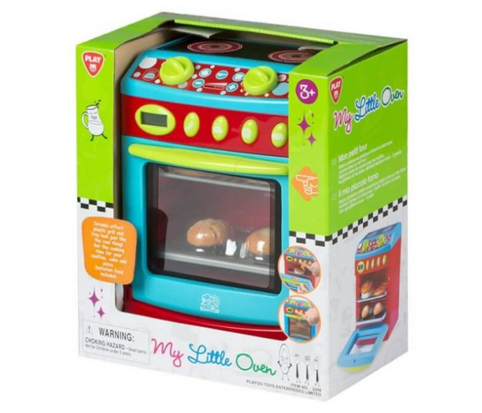 PlayGo 3218 My Little Oven Toys For Kids - Red and Blue - Zoom Image 2