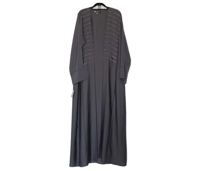 Clothinal CL00103 Stylish Abaya For Women - Grey - Zoom Image