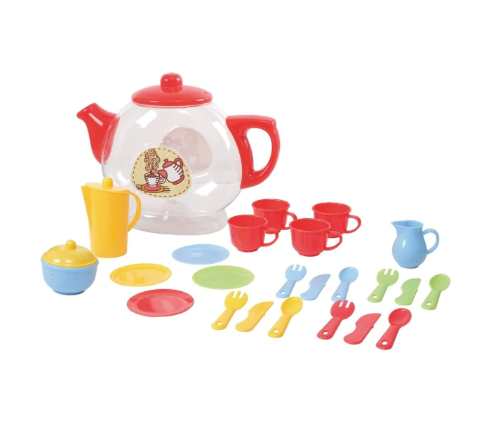 PlayGo 3131 Set of 25 Pieces Tea Pot Deluxe Toy for Kids - Zoom Image 2