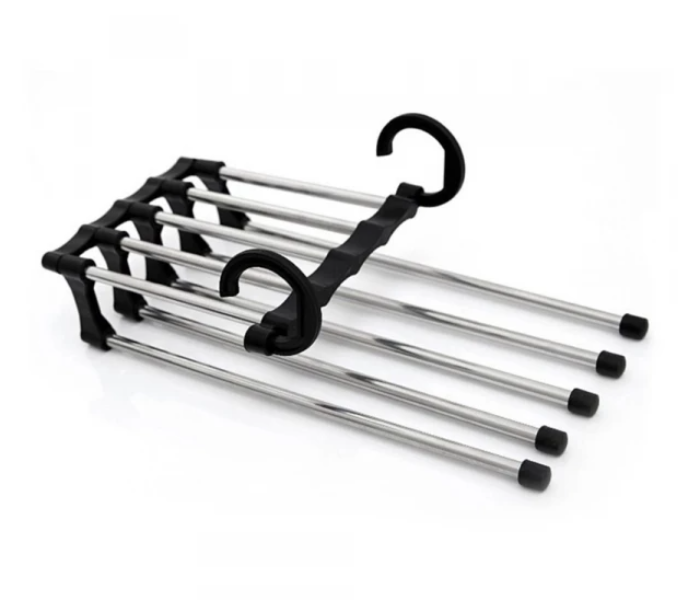 Generic 5-In-1 Stainless Steel Multi-Functional Clothes Rack Hanger-A - Zoom Image 5