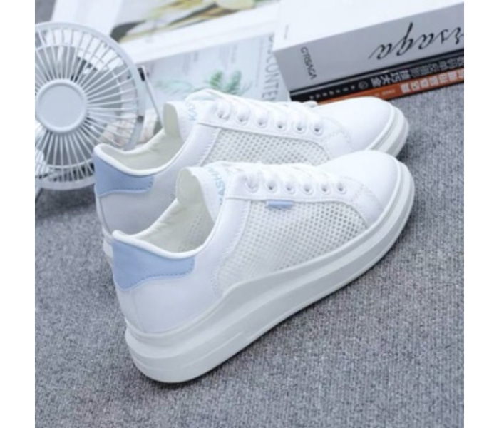 Sneakers Outdoor Casual Sports EU 41 Shoes for Women - White and Blue - Zoom Image 2