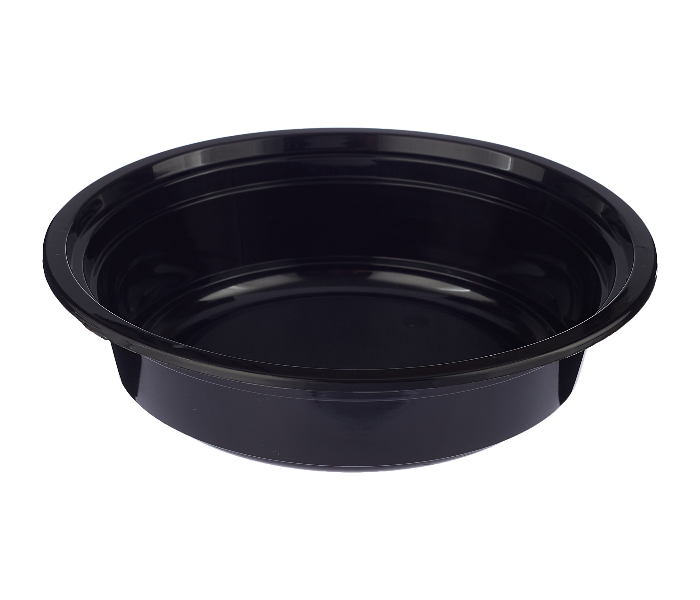 Hotpack HSMBBRO16 5 Pieces 16 oz Black Base Round Container with Lids - Zoom Image 5