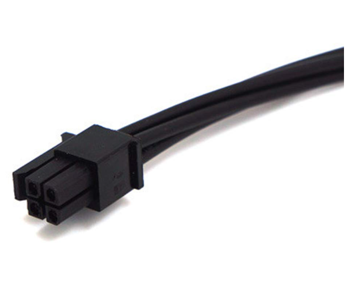 ATCA ATCA-CBLPW4PSSD 45CM Mini 4 Pin To 2 Sata SSD Power Supply Cable - Black - Zoom Image 3