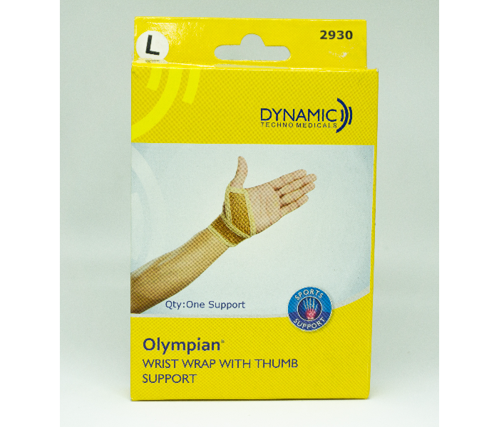 Dynamic 110965 Small Wrist Support and Thump Olympian - Beige - Zoom Image