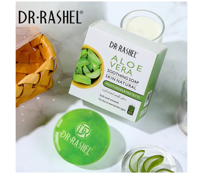 Dr Rashel DRL-1612 100g Aloe Vera Soothing Soap Skin Natural Moisturizes and Protects - Zoom Image 2