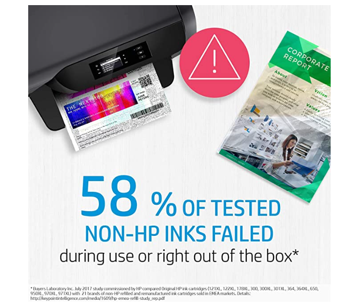 HP CZ101AK#BHL 650 Black Ink Cartridge - Black - Zoom Image 3