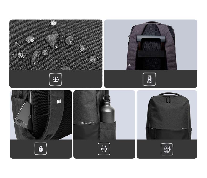 Xiaomi Business Casual Backpack - Dark Gray - Zoom Image 6