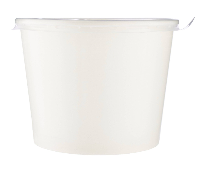 Hotpack HSMPSB250 5 Pieces 250ml Paper Soup Bowl - White - Zoom Image 1