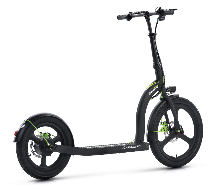 Argento Active Electric Scooter - Black - Zoom Image 4