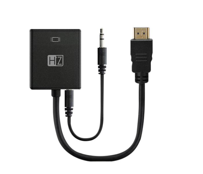 HEATZ ZT22 HDMI to VGA Adapter - Black - Zoom Image 2