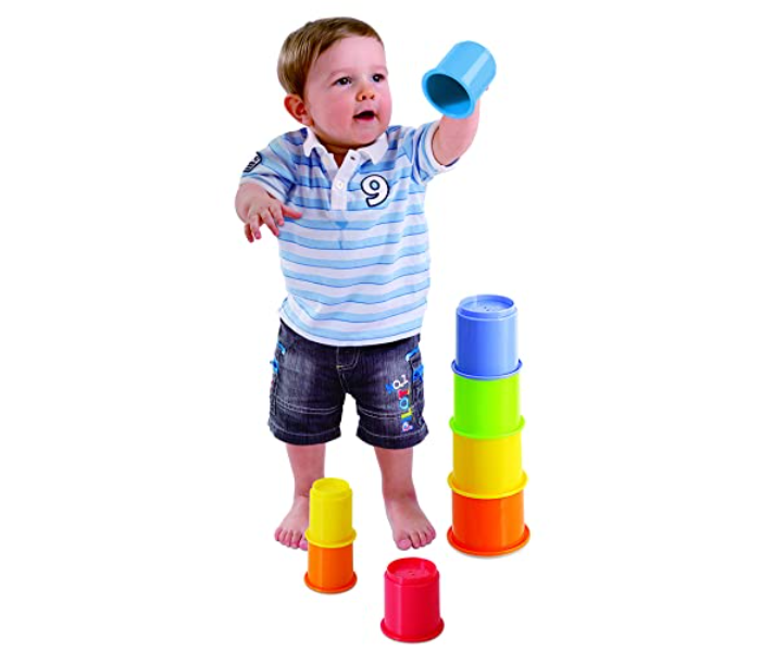 PlayGo 2381 Rainbow Cups And Shapes Bucket Toy for Kids - Zoom Image 4