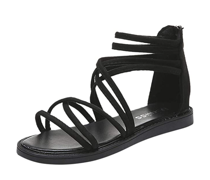 EU 37 Sized Club Factory Sandal for Women - Black - Zoom Image 2