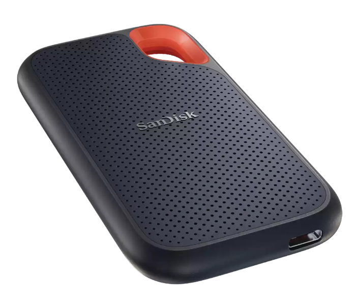 SanDisk SDSSDE61-4T00-G25 Extreme Portable SSD V2 1050MB/s R IP55 Rated Smartphone Compatible - Black - Zoom Image 5