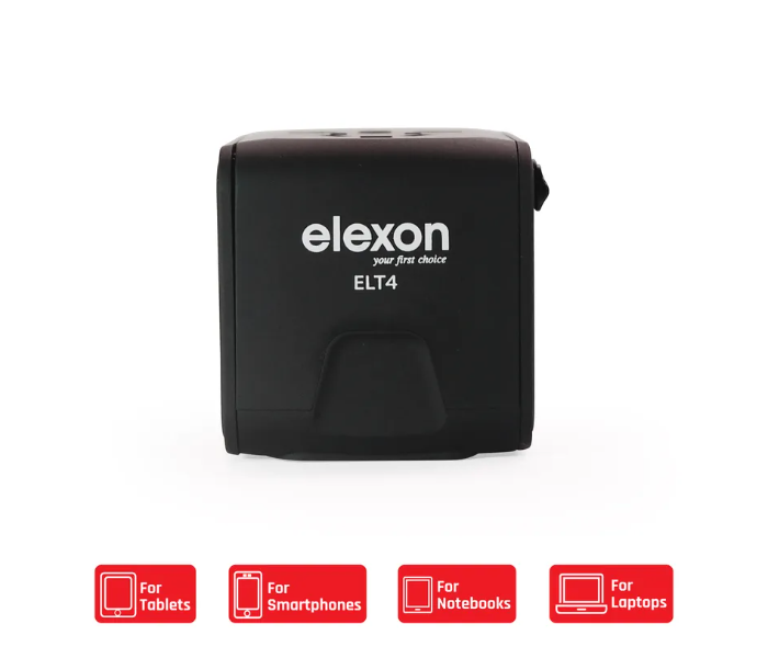 Elexon ELT4 World Travel Adaptor White - Zoom Image 3