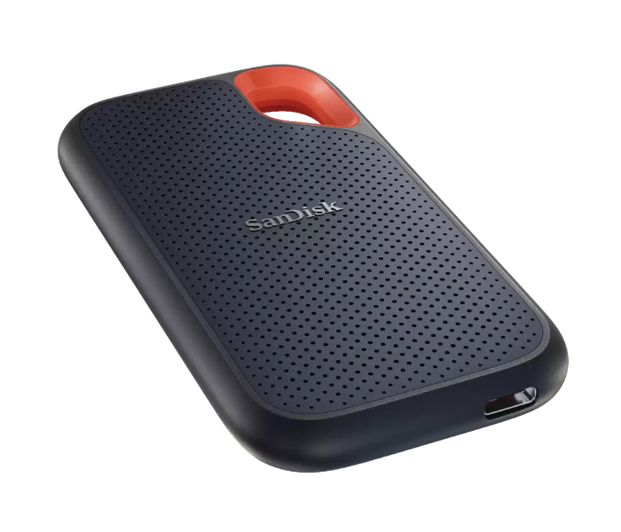 SanDisk SDSSDE61-4T00-G25 Extreme Portable SSD V2 1050MB/s R IP55 Rated Smartphone Compatible - Black - Zoom Image 4