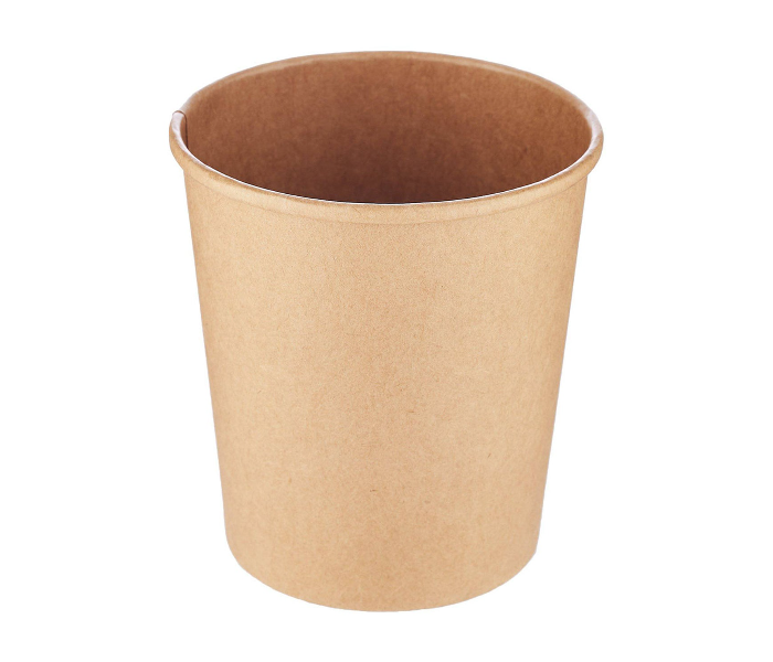 Hotpack HSMPNB32KX5 5 Pieces 32oz Kraft Soup Cup Lid - Brown - Zoom Image 4