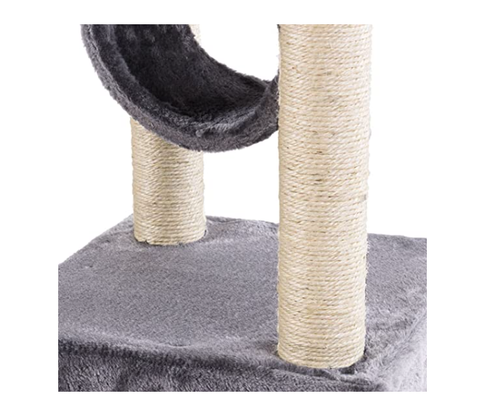 36 Inch Cat Trees and Towers with Scratching Posts Play House for Kitten - Grey - Zoom Image 3