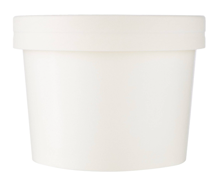 Hotpack HSMPNB8 5 Pieces 8oz Paper Noodle Bowl with Lid - White - Zoom Image 1